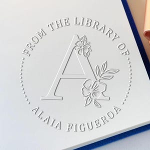 Goffratrice per libri personalizzata / Goffratrice per biblioteca personalizzata / Goffratrice per ex-libris / Goffratrice personalizzata / Regalo per gli amanti dei libri / Regalo di Natale