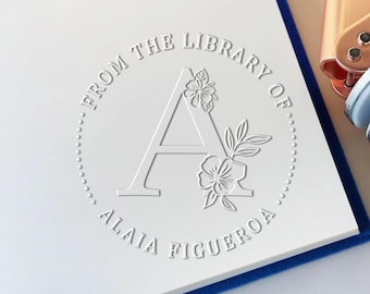 Grabador de libros personalizado: regalo Ex-Libris de biblioteca personalizado