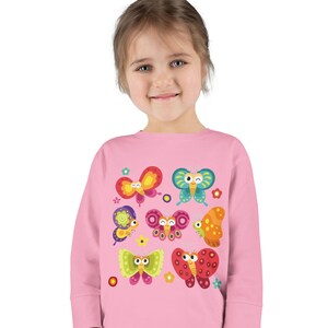 Cozy Toddler Long Sleeve Tee for Little Ones, Cute Kids Shirt, Soft Baby Top, Children&#39;s Clothing, Long Sleeve Toddler Shirt, Infant Apparel