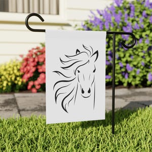 Garden & House Banner, double sided flag, gardener gift, house warming present, custom yard decor, outdoor house yard seasonal flag