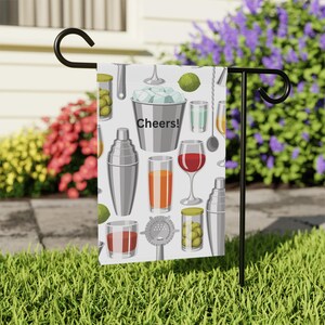 Garden & House Banner, yard art, party at our house, the fun starts here, 2 sizes, unique banner, flags are 2 side, decorative yard decor