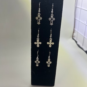 Cross earrings