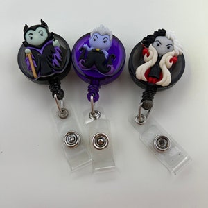 Disney villains badge reels