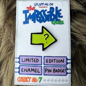 The Impossible Quiz 'Skip' Enamel Pin Badge image 7