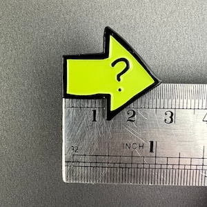 The Impossible Quiz 'Skip' Enamel Pin Badge image 6