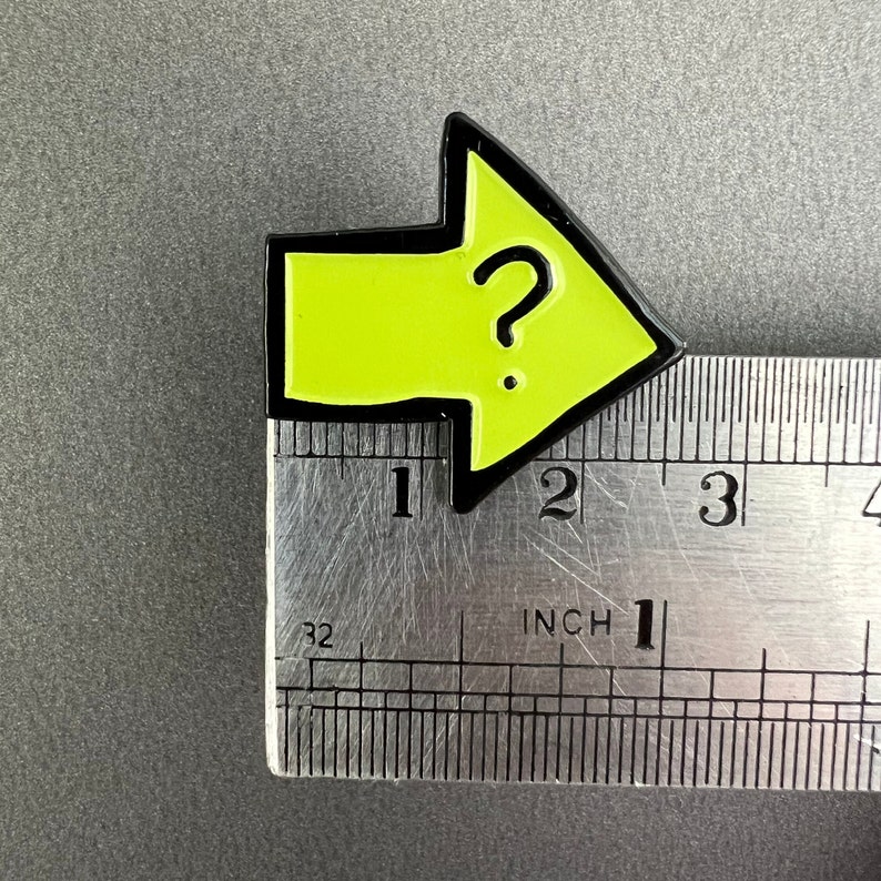 The Impossible Quiz 'Skip' Enamel Pin Badge image 6