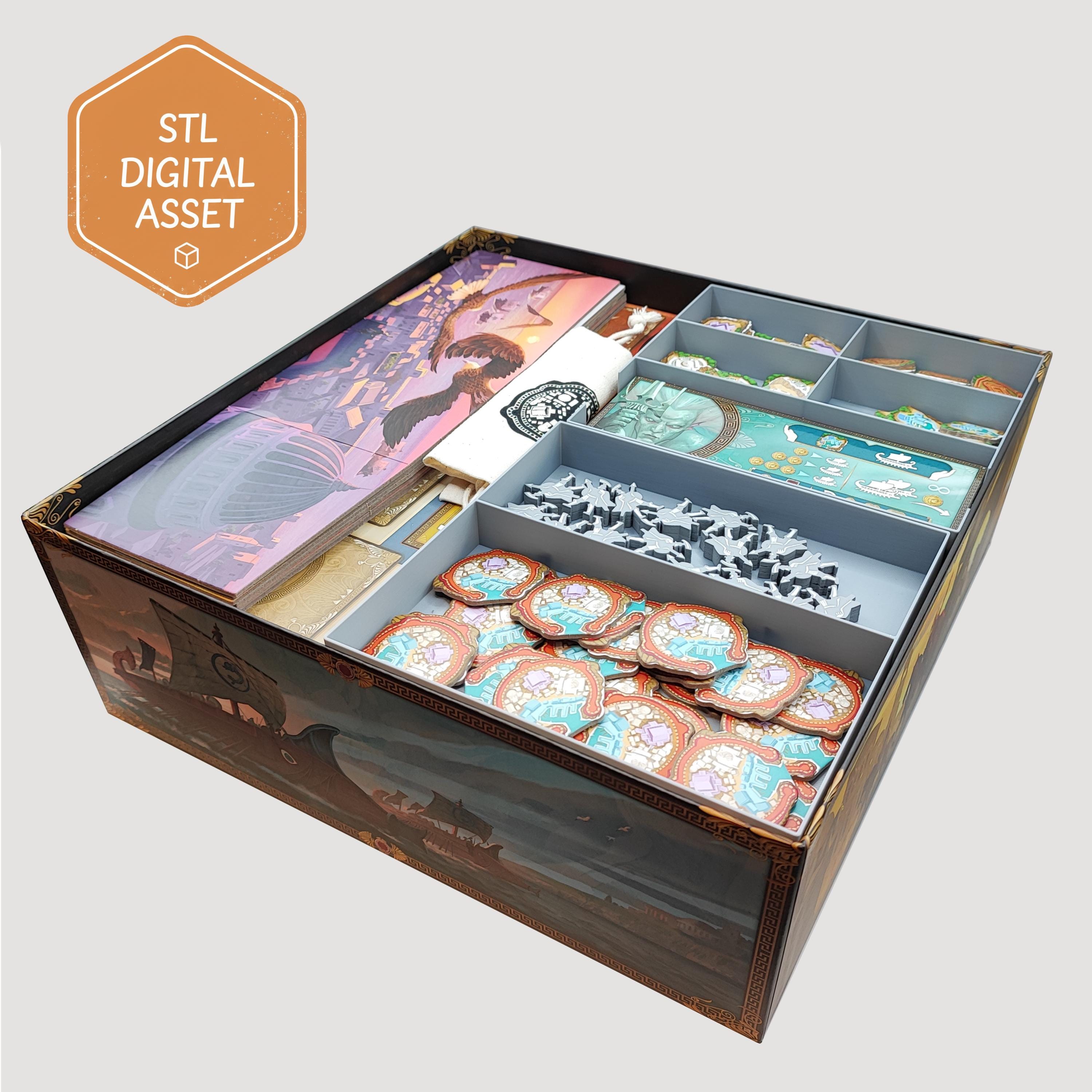 Cyclades Legendary Edition Insert (meeple Version + Heroes and