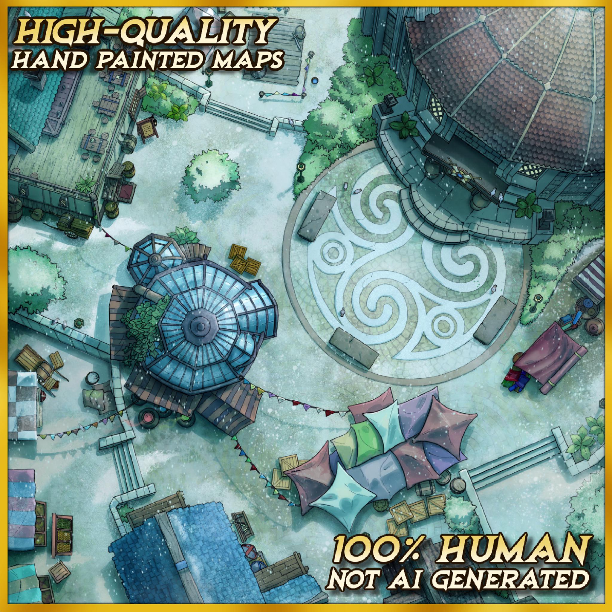 Fantasy City Battlemap | Dnd Battle Maps, D&D, Dungeons and Dragons ...