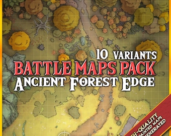 Forest Battlemap | DnD Battle Maps, D&D, Dungeons and Dragons, Map Collection, Dungeon Master Gifts, Roll20, Foundry, VTT