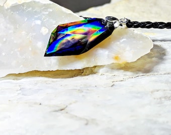 Mood Stone Necklace, Mood Stone Pendant, Color Changing Necklace