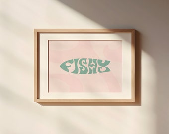 Impresión de tabla de surf moderna: Decoración infantil para casa de playa (Descarga digital)