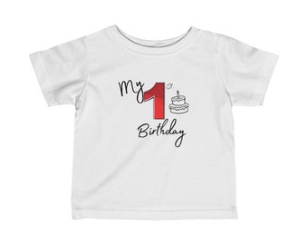 Camiseta de primer cumpleaños para bebé