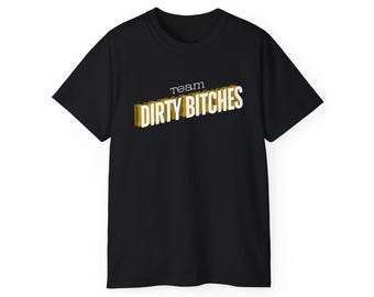 Rolig lerlöpningströja, Lets Get Dirty Bitches-tröja, fräck hinderbanetopp, laglöpningströjor, unisex fitness-tröja