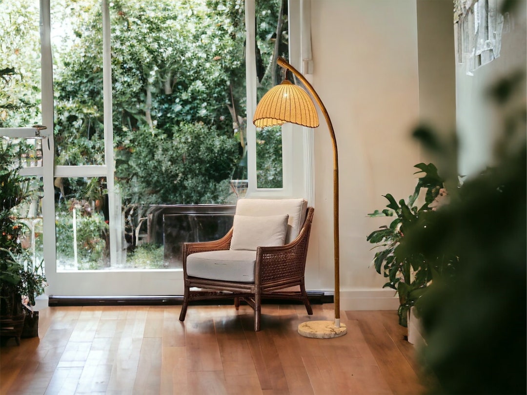 Floor Lamp Fabric Floor Lamp Japanese Fabric Floor Lamp Retro Living