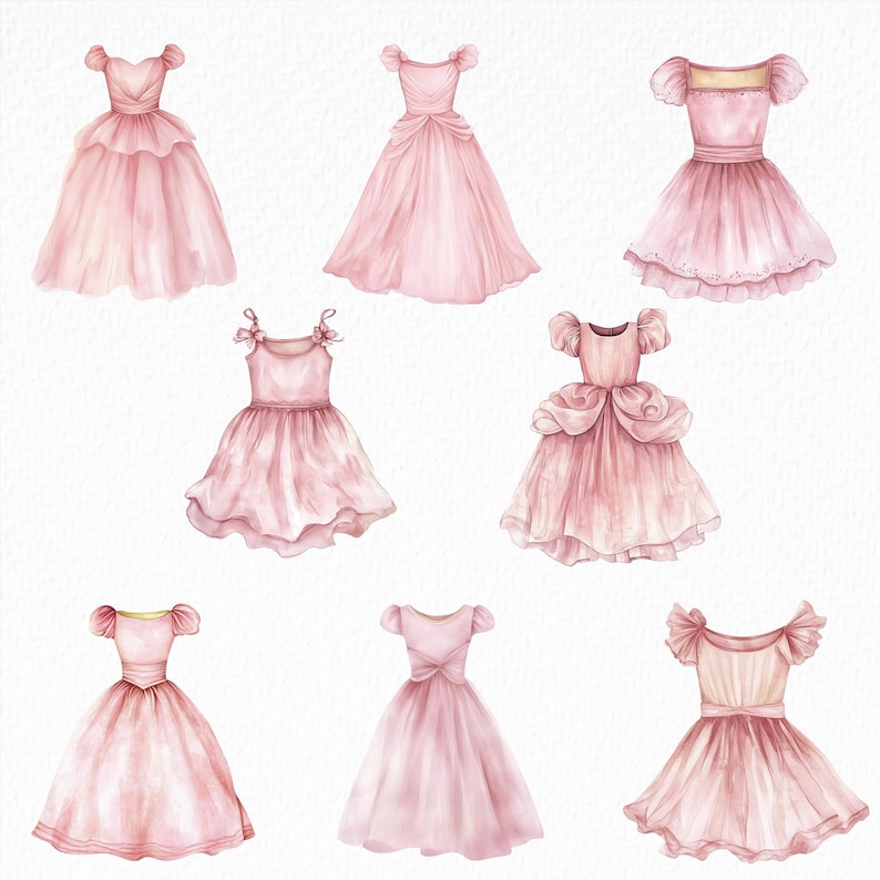 Little Princess Watercolor Fairytale, Princess and Castle Pink Princess Carriage Prince Castle, magical elements, royal land images, cinderella, magic land, magical kingdom, little kingdom, baby princess castle clipart, dusty rose, royal, cute