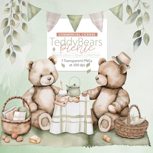 Orsetto dell'acquerello, clipart di orsacchiotto carino, picnic degli orsacchiotti, png dell'orso dell'acquerello, orsacchiotto dell'acquerello, clipart dell'orsacchiotto, clipart dell'orso volante