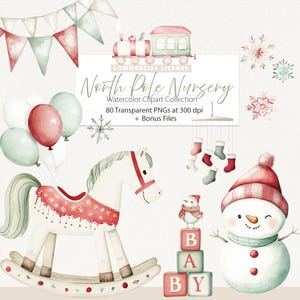 Clipart di Natale, Asilo nido di Natale, Il mio primo Natale, Il primo Natale del bambino, Il primo Natale del bambino, Natale del bambino, Baby Shower festivo