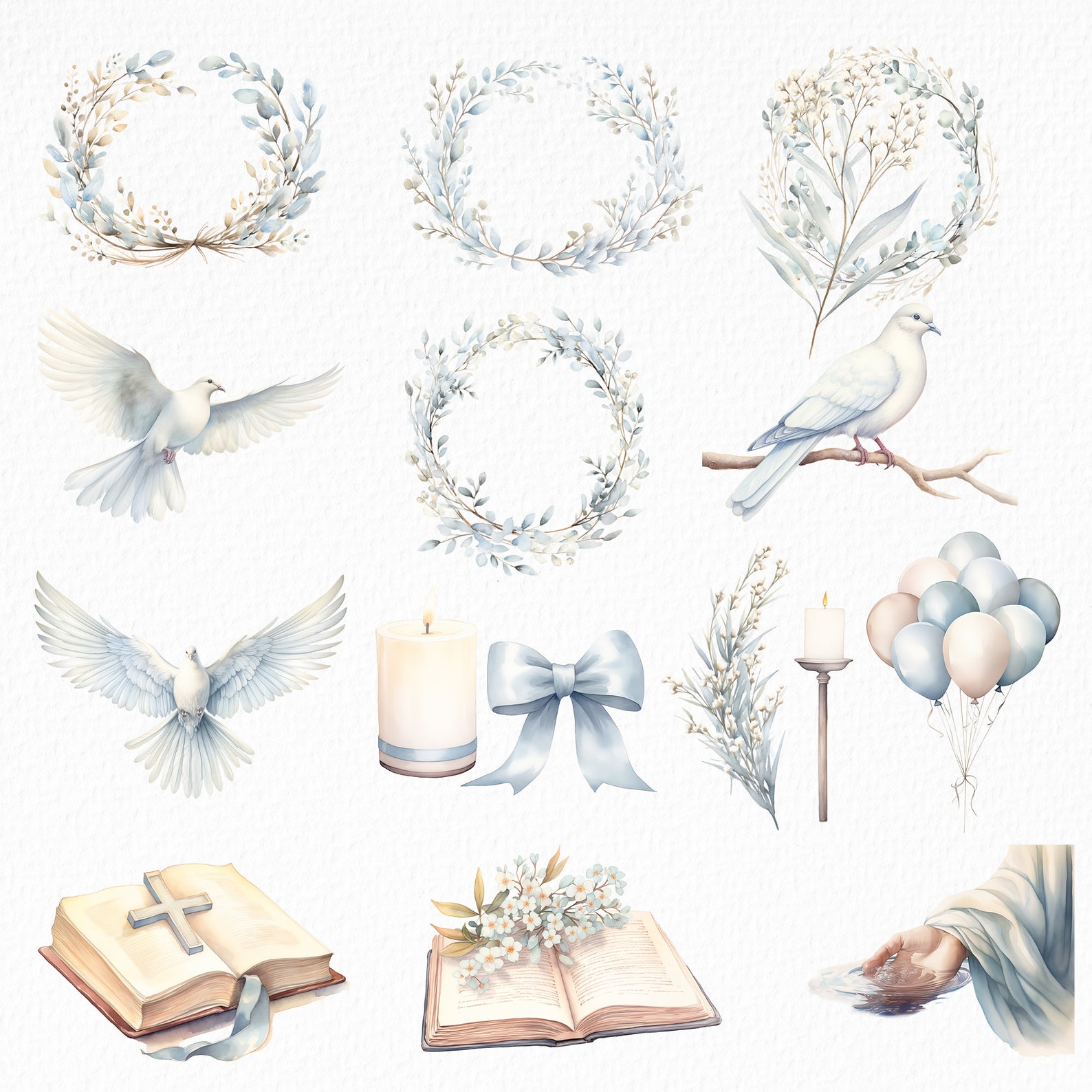 Baby Boy Baptism, Christening Graphics, Catholic Clipart, Baptism Boy ...