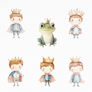 Little Princess Watercolor Fairytale, Princess and Castle Pink Princess Carriage Prince Castle, magical elements, royal land images, cinderella, magic land, magical kingdom, little kingdom, baby princess castle clipart, dusty rose, royal, cute