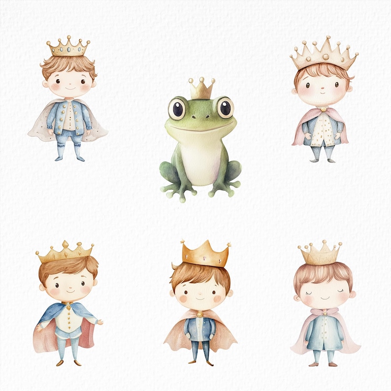 Little Princess Watercolor Fairytale, Princess and Castle Pink Princess Carriage Prince Castle, magical elements, royal land images, cinderella, magic land, magical kingdom, little kingdom, baby princess castle clipart, dusty rose, royal, cute