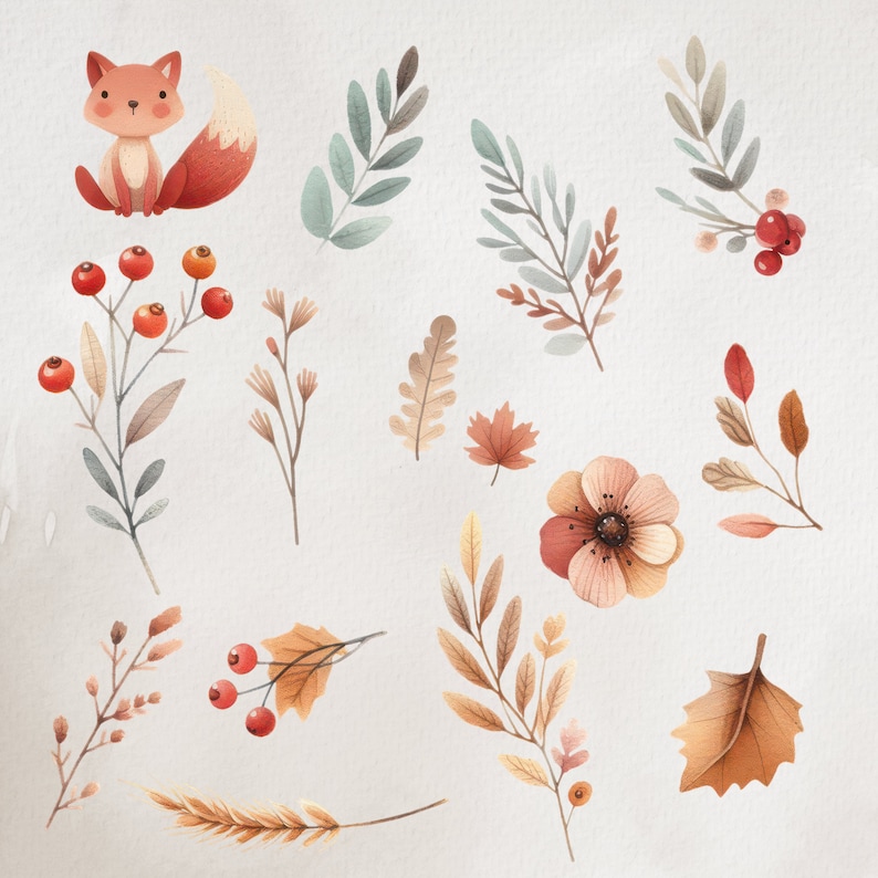 Little red riding hood clipart, nursery rhyme clipart, fairy tale clipart,  woodland clipart, forest clipart, wolf clipart, House in the forest, Grandma, wolf as grandma, tea set, big bad wolf, vintage fairytale, little red ride hood