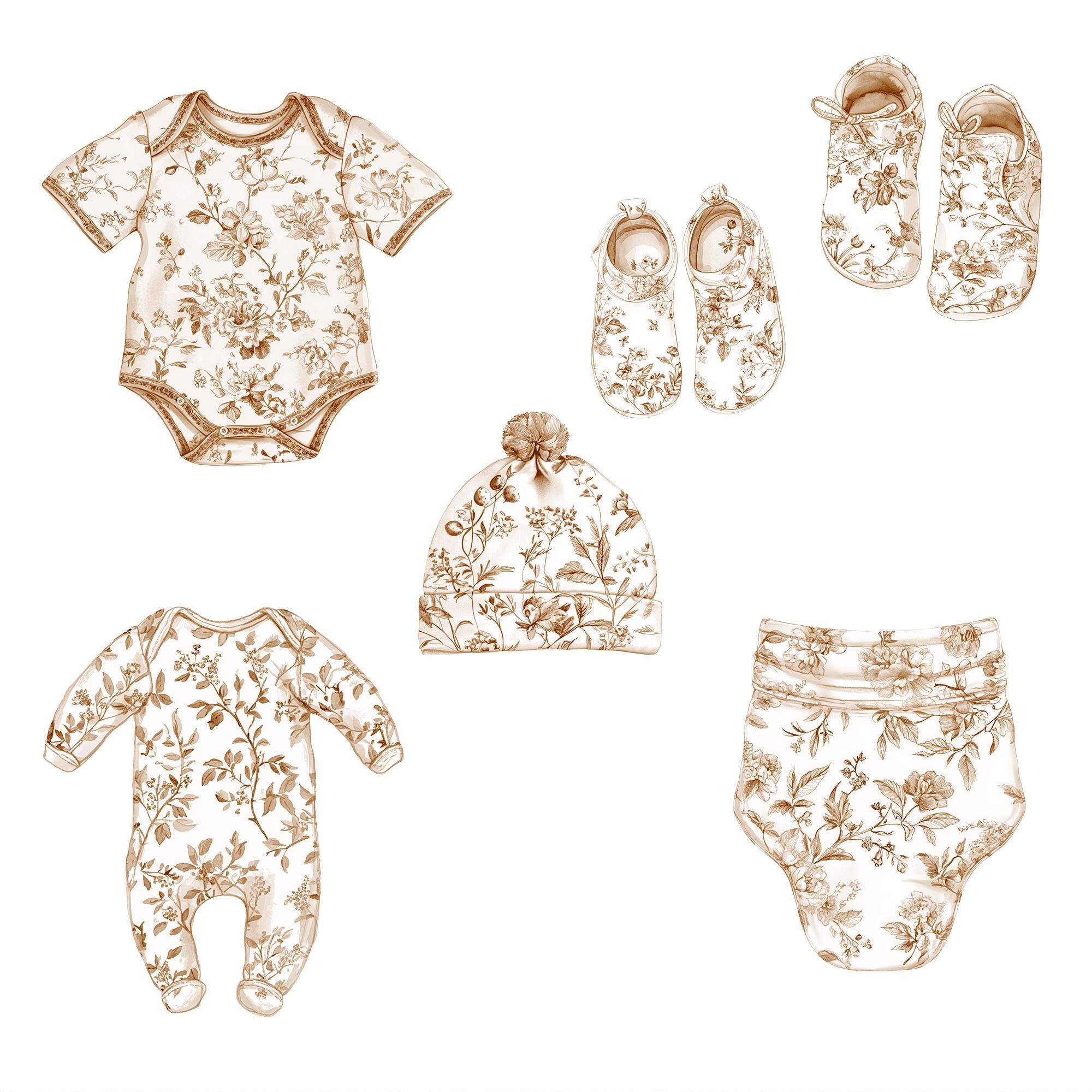 Toile Nursery Clipart, Toile Clipart, Chinoiserie, French Toil De Jouy ...