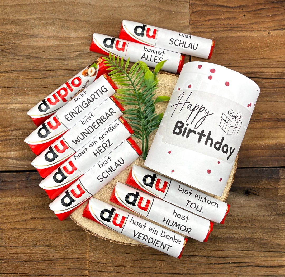 Gift Rapper Messages Duplo Messages - Happy Birthday - Gift - Birthday - Wrapper - Direct ...