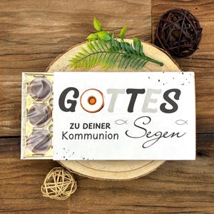 Toffifee Banderole - Kommunion - kleines Geschenk - Digitaler Ausdruck - PDF - Schokoladen Verpackung- Toffifee - Sofort Download