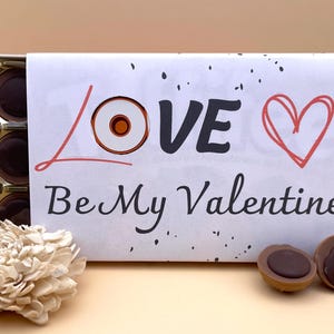 Toffifee banderole - anniversary gift - Valentine&#39;s Day - woman / man - wedding anniversary - small gift - chocolate packaging