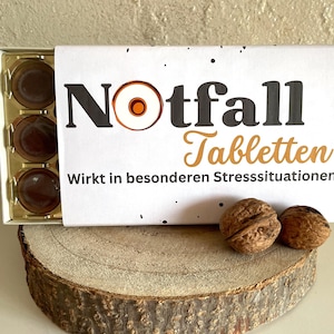 Toffifee banderole - comprimidos de emergência - pequeno presente - impressão digital - PDF - banderole - Toffifee - embalagem de chocolate
