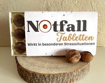 Toffifee wrapper - Emergency Tablets - Small Gift - Digital Printout - PDF - Wrapper - Toffifee - Chocolate Packaging