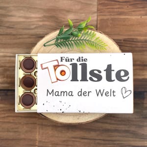 Toffifee Banderole - Dia das Mães - Dia dos Namorados - Melhor Mãe - Dia do Casamento - Aniversário - Impressão Digital - Embalagem de Chocolate