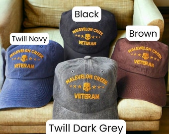 Customized Malevelon Creek Veteran (Embroidered) in 25 Colors | 10 Threads | 9 Fonts