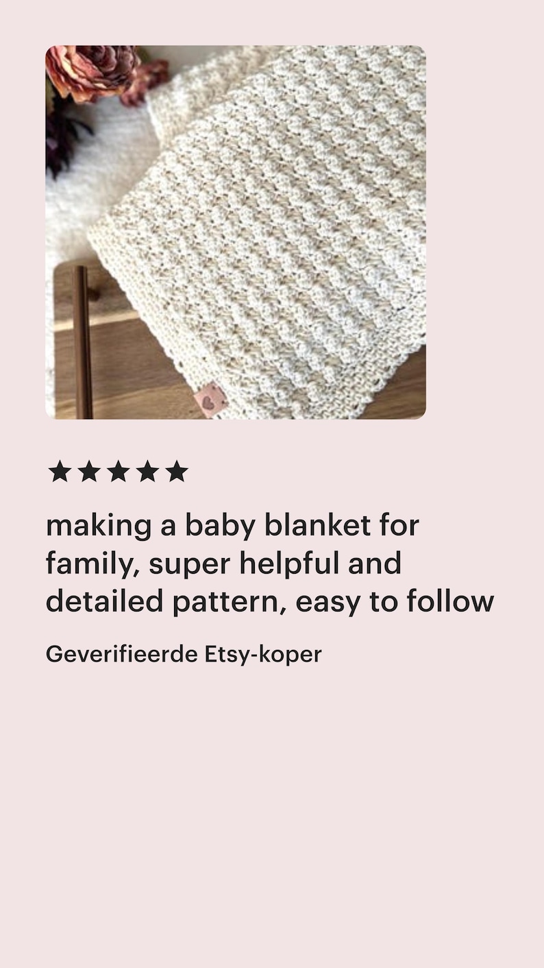 Review baby blanket crochet pattern