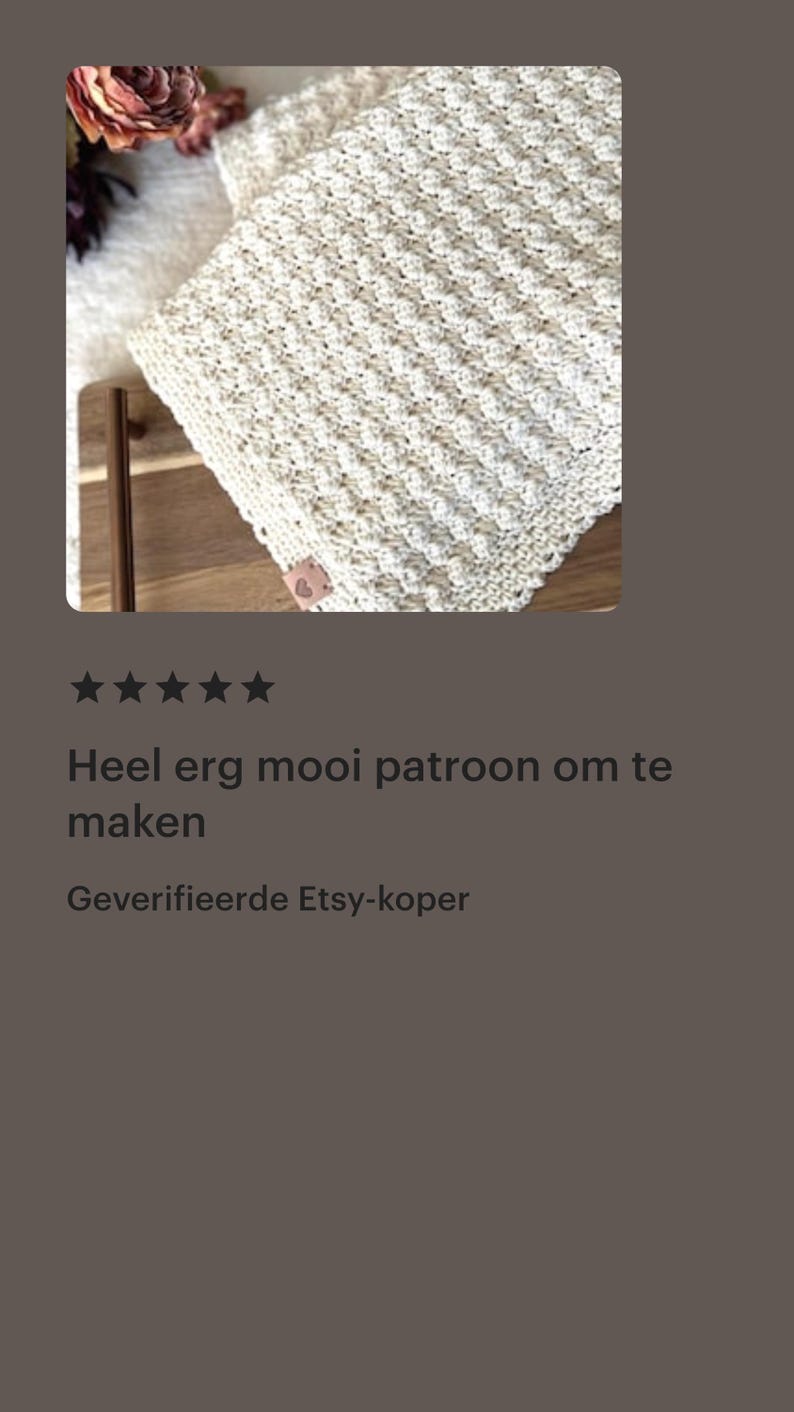 Review baby blanket crochet pattern