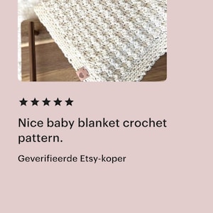 Review baby blanket crochet pattern