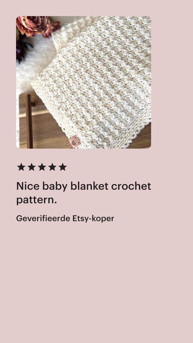 Review baby blanket crochet pattern