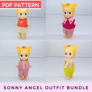Mini Doll Clothes Pattern Bundle Printable PDF Clothes Pattern