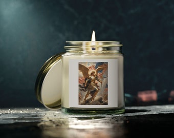 Candles | Saint Michael Courage | Patriotic Spirit | American Pride Candle | Patriotic Holidays | Everyday Candle