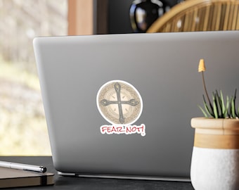 Fear Not Vinyl Decal: Christian Inspiration Sticker