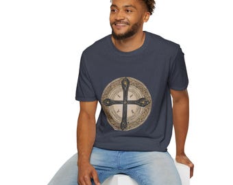 Fear Not Christian T-Shirt: AI Spiritual Design, Unisex Softstyle
