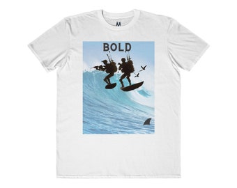 Surfing Soldiers Graphic Tee - Surf Adventure T-Shirt