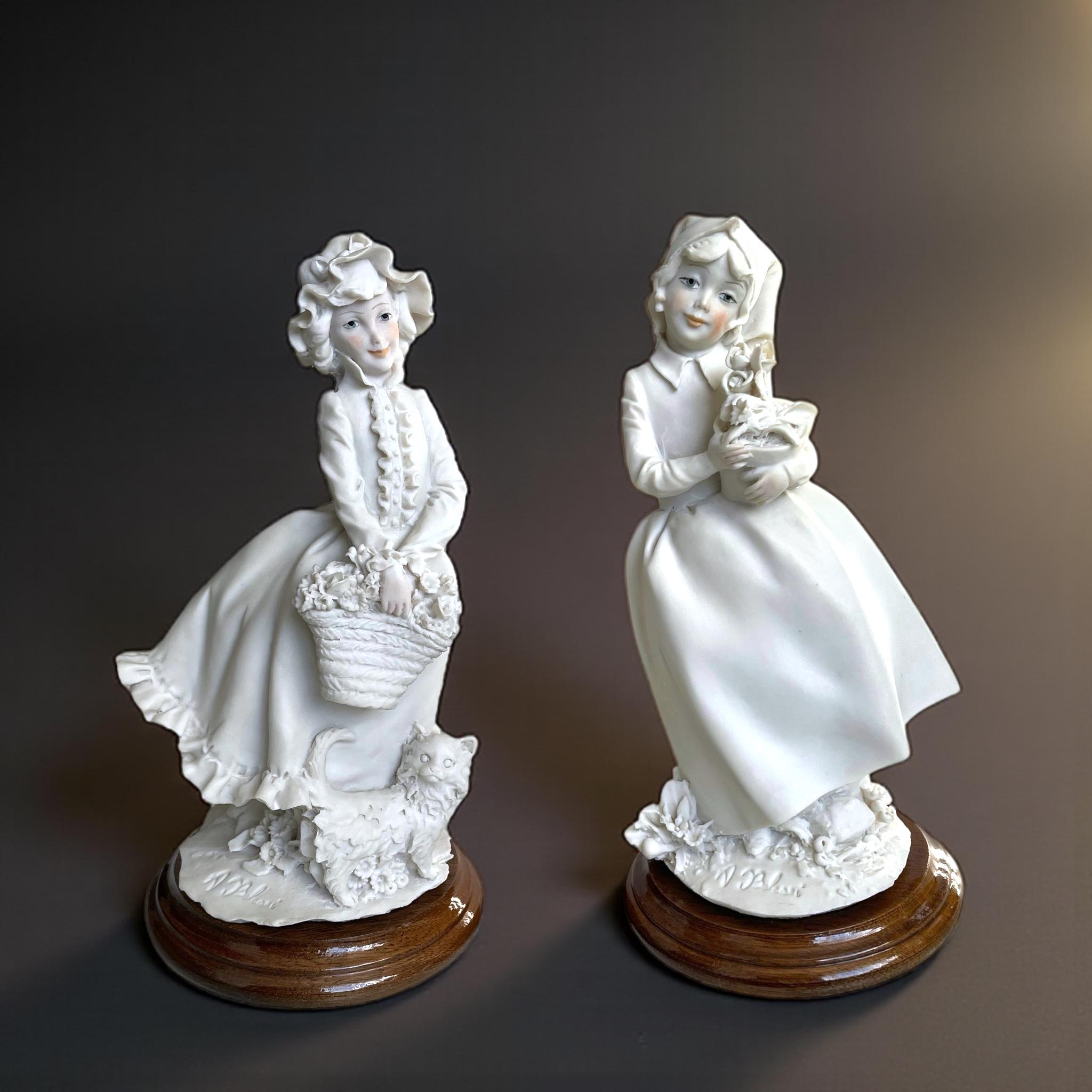 海外購入品 イタリア製 ベルカリ・カポディモンテ 1985年DEAR 少女の 