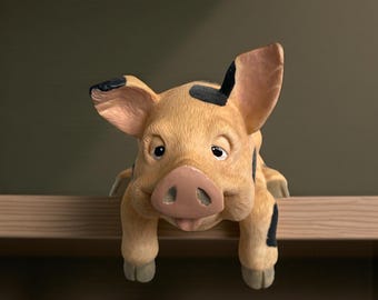 happy pig☆様 Vintage Resin Happy Pig With Shovel so Cute! - Etsy