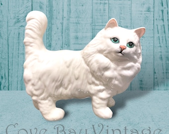 théière chat / chat théière blanc / or
