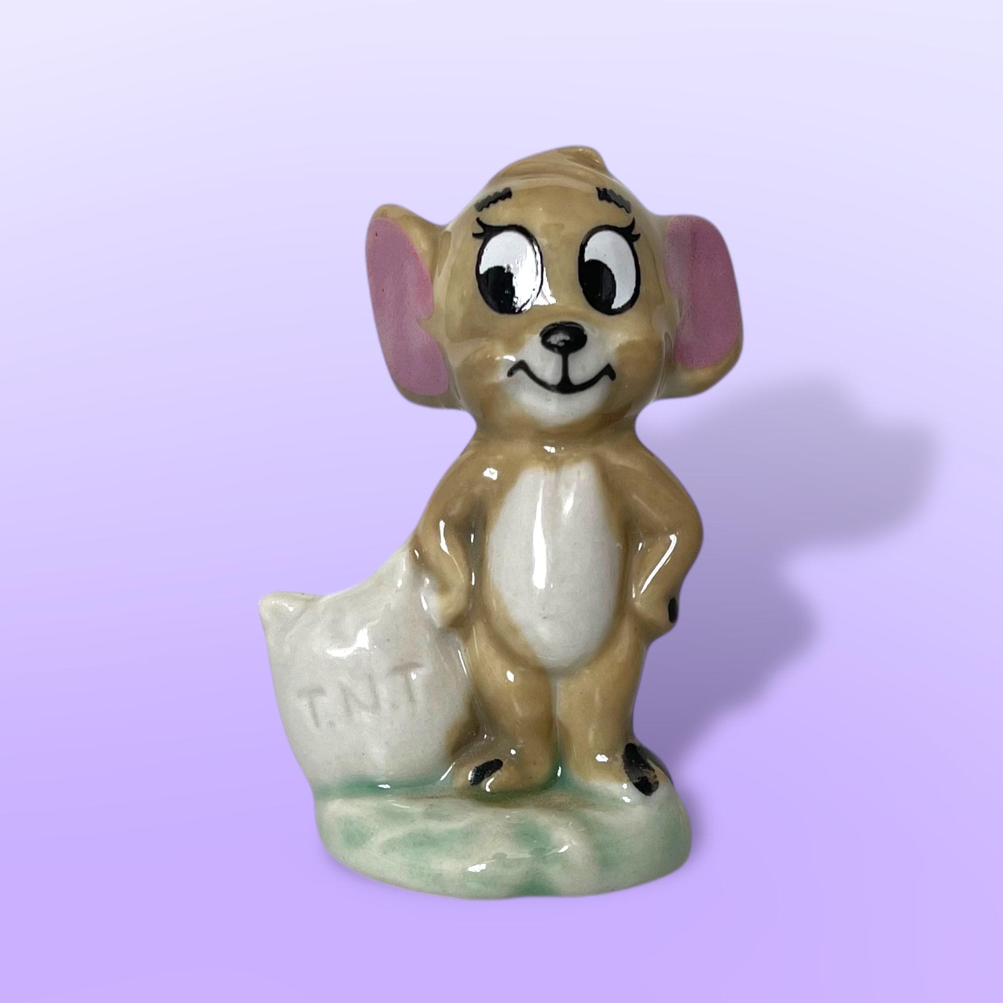Vintage Tom and Jerry Porcelain Figurines Made in England by Wade