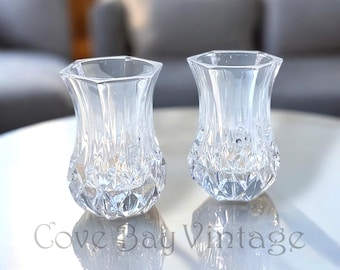 Tiffany & Co. Frank Lloyd Wright Hex Crystal Vase | Vintage Art