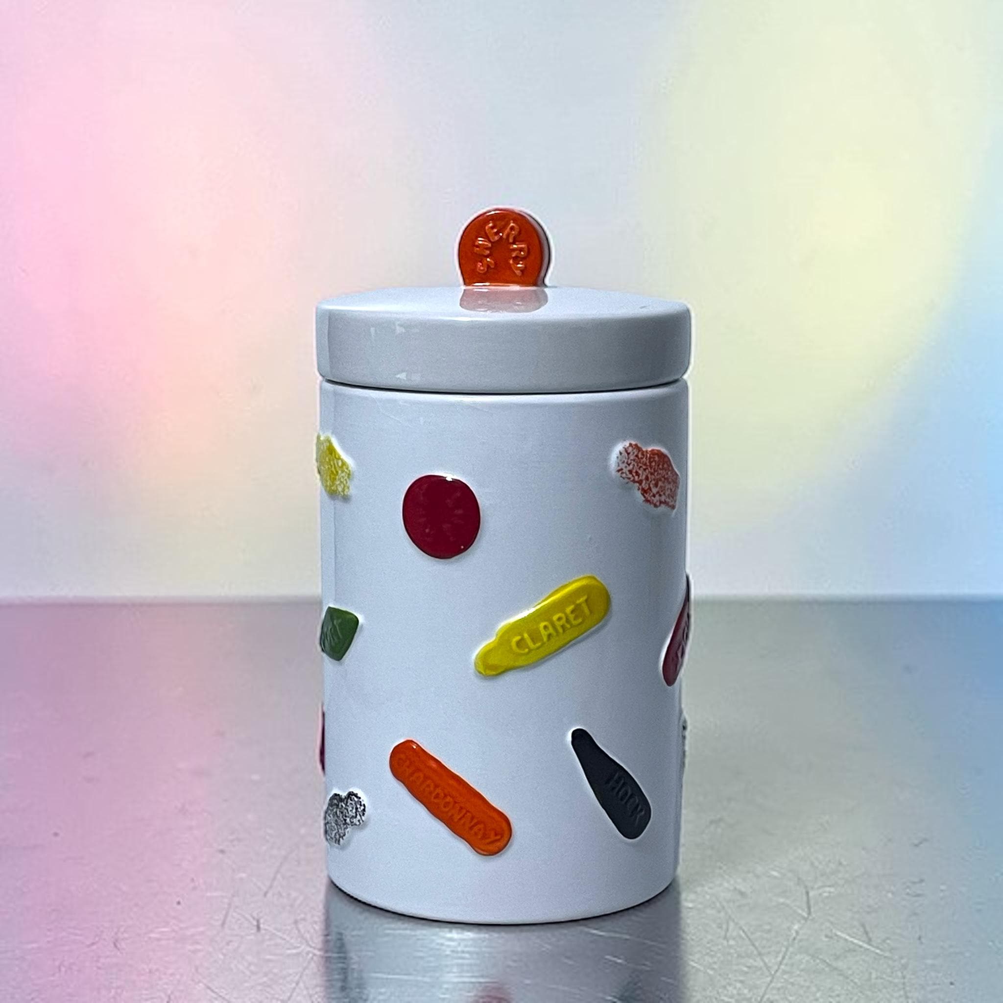M & M Ceramic Candy Jar - Etsy