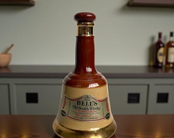 Vintage Bells Old Scotch Whiskey Bottle by Wade. Very Good
