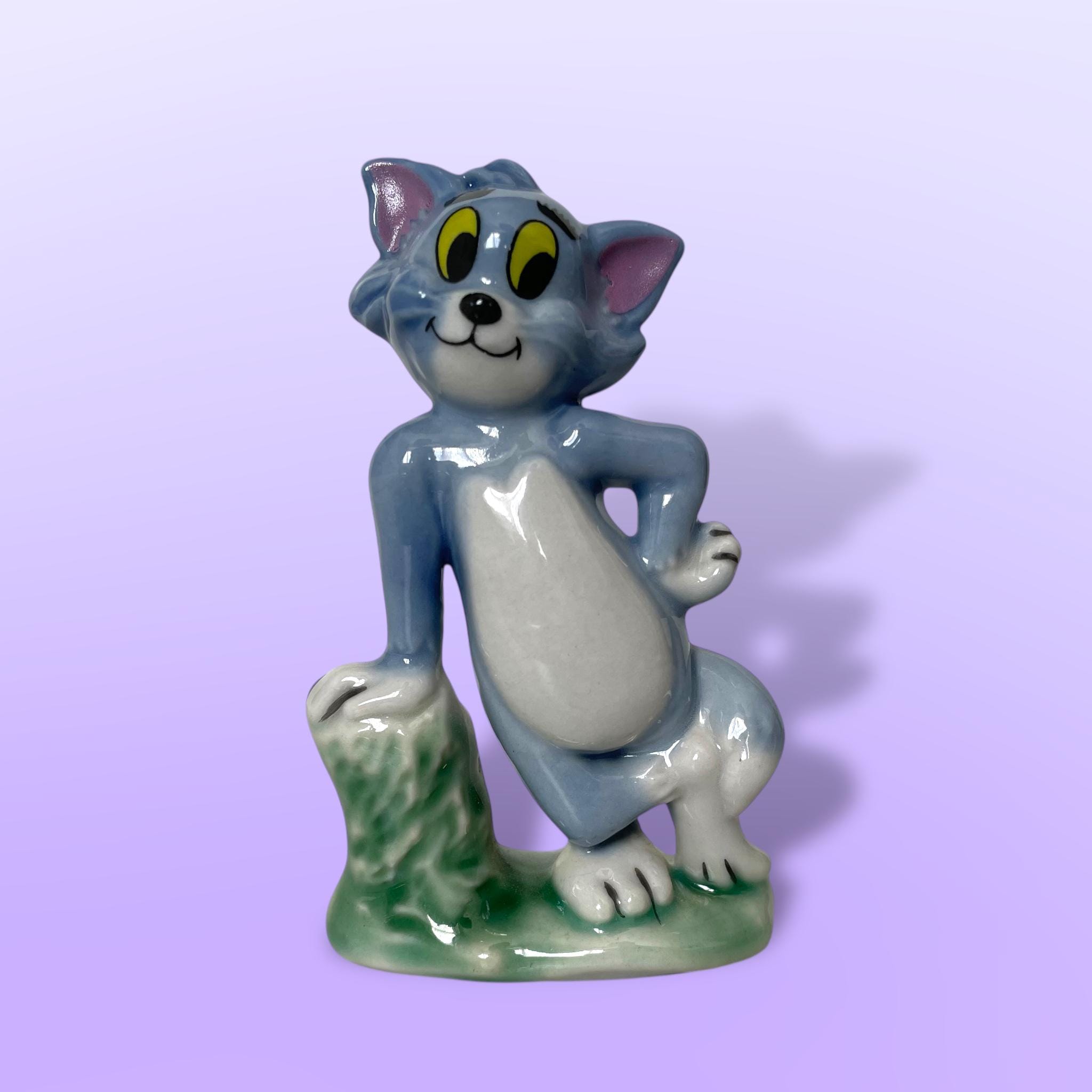 Vintage Tom and Jerry Porcelain Figurines Made in England by Wade